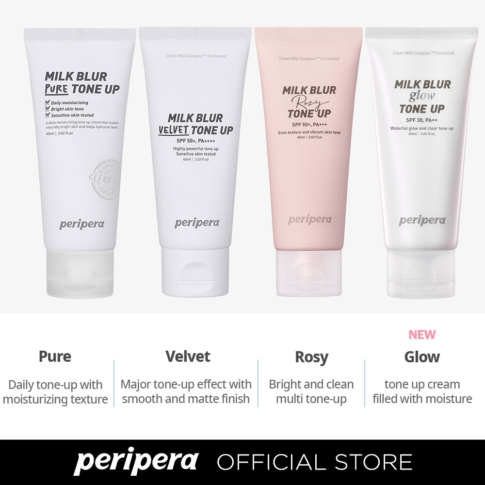 Kem dưỡng da Peripera chứa thành phần sữa nguồn gốc từ thực vật nâng tông màu da 60ml | BigBuy360 - bigbuy360.vn