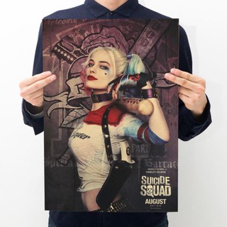 Ảnh Poster phim Harley Quinn DC Birds of Prey phong cách retro
