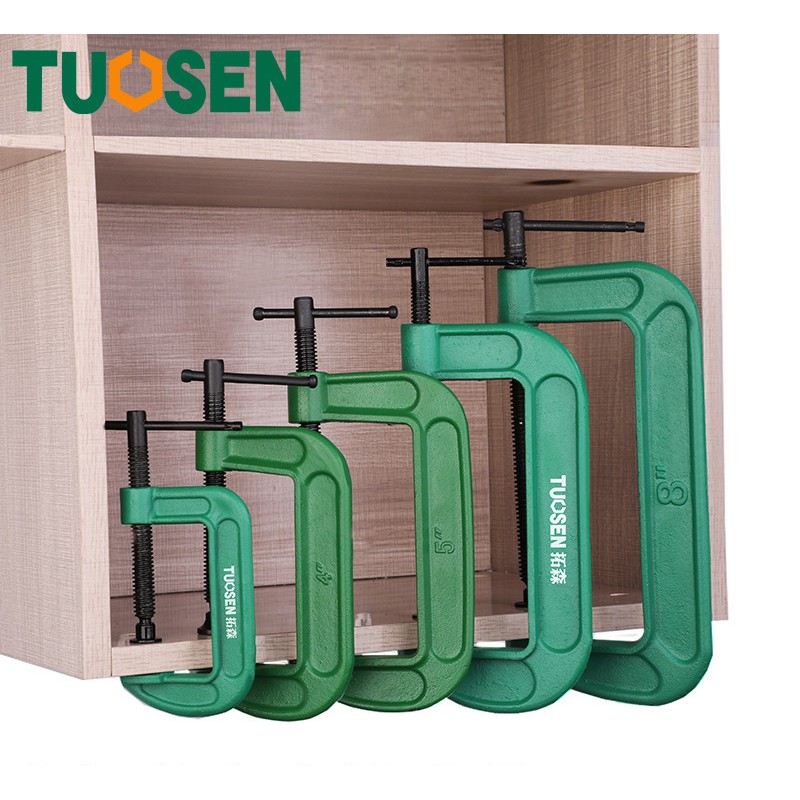 Ê Tô Kẹp Bàn TUOSEN, kẹp cố định thép đúc, Kẹp chế biến gỗ 4 inch G-kẹp - Một sản phẩm của Tuosen (Mẫu kẹp 4inch)