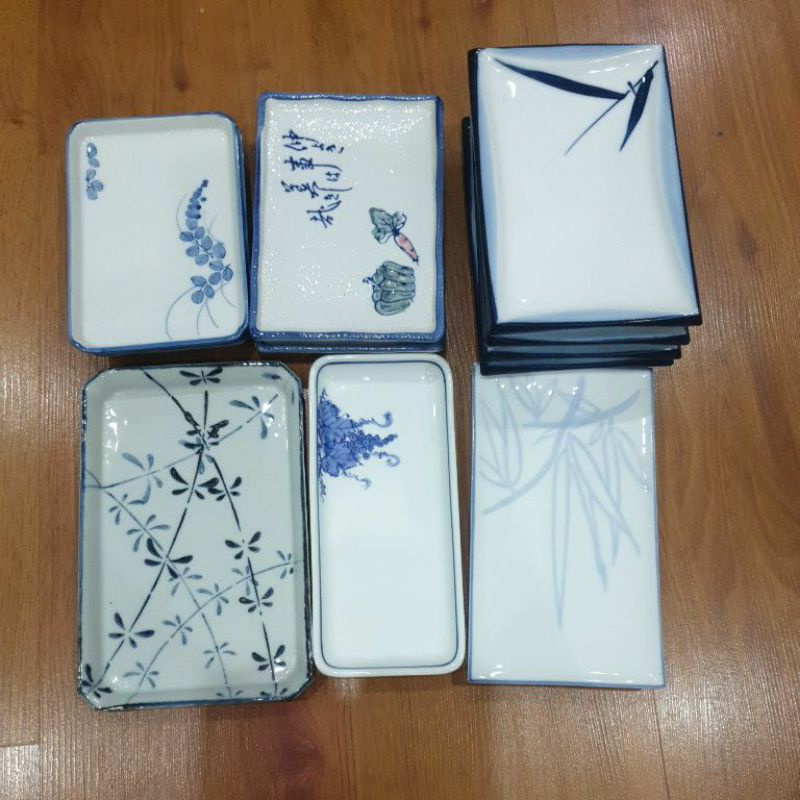 Đĩa dài gốm Nhật