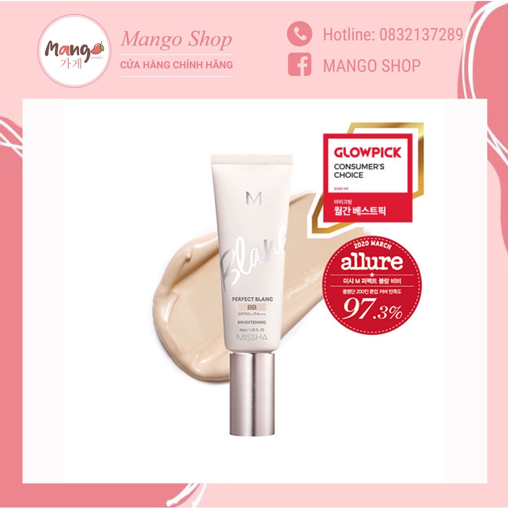 Kem Nền Missha M Perfect Blanc BB Cream 40ml