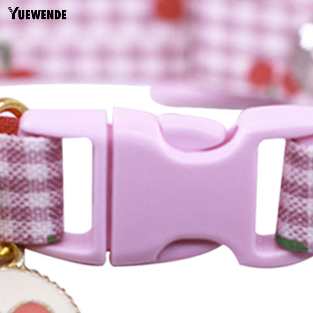 Vòng Cổ Dây Xích Đeo Cổ Họa Tiết Cherry Không Mùi Có Chuông Cho Cún Cưng