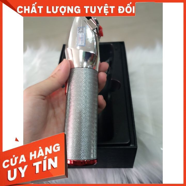 [Siêu Phẩm] Tông đơ cắt tóc Suttik BẠC hair  clipperCHÍNH HÃNG thiết kế sang chảnh, lưỡi thép, chuyên dụng cho salon