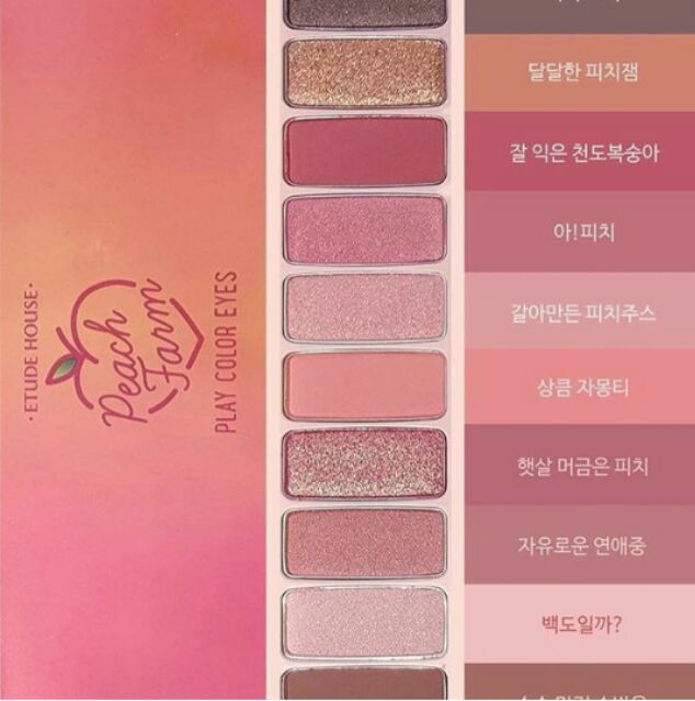 Bảng phấn mắt Play Color Eyes Peach Farm