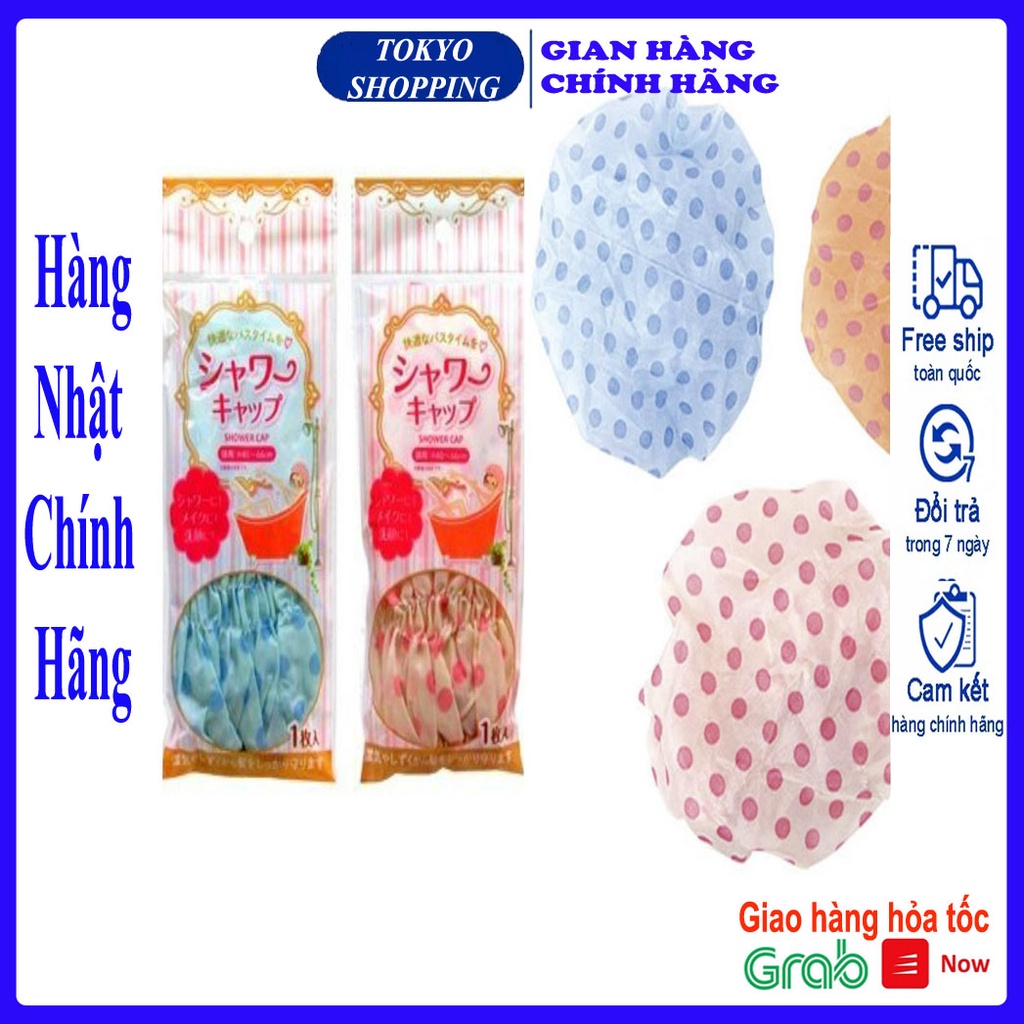 Mũ chụp tóc khi tắm Hàng Nhập Khẩu Từ Nhật