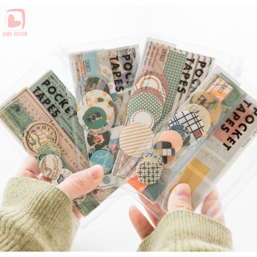 Bộ 40 sticker hình dán Pocket Tapes | BSB029