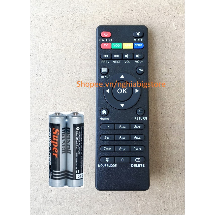 Remote Điều Khiển Hộp TV Android New Box N8, N9, VinaBox X3, Hi Tech Box