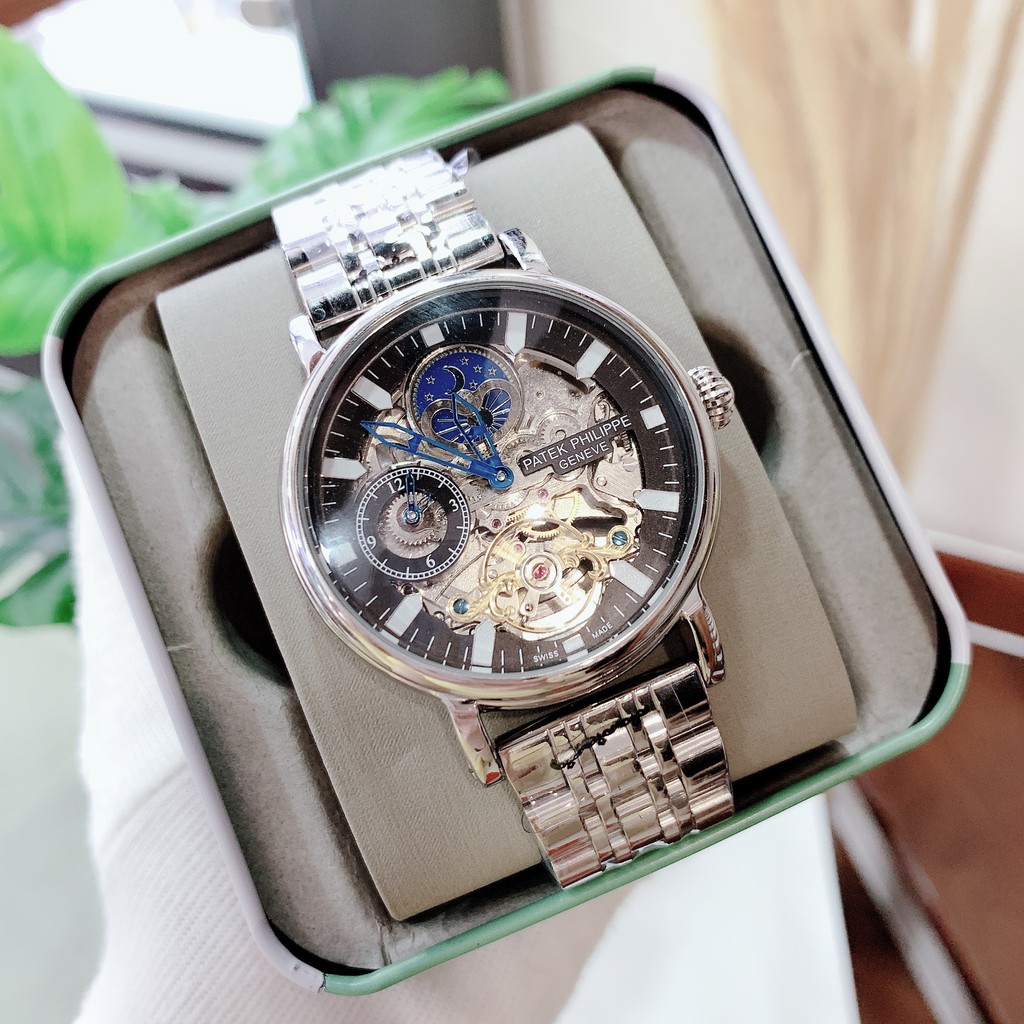 Đồng Hồ Nam PatekPhilipe Nautilus , Máy Automatic - Cơ , Dây Thép , Size 44mm (1993watch)