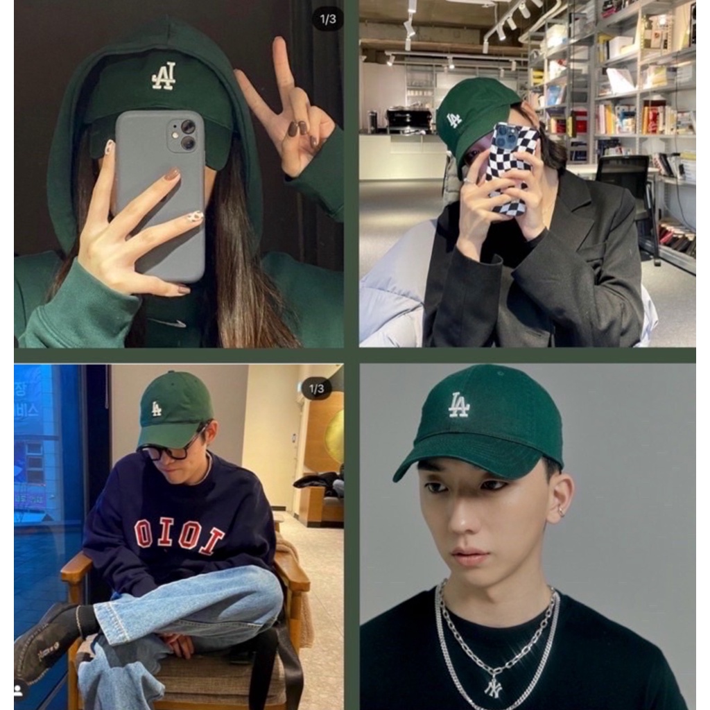 Mũ Nón Lưỡi Trai LA NY MLB Nam Nữ Xịn, Khóa Nón Kết M.L.B Dập Chìm, Full Tem, Form Mềm