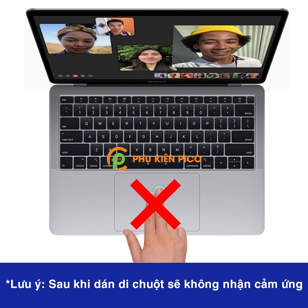 Dán mặt bàn phím và di chuột MacBook Air 2020 chống trầy xước hiệu quả