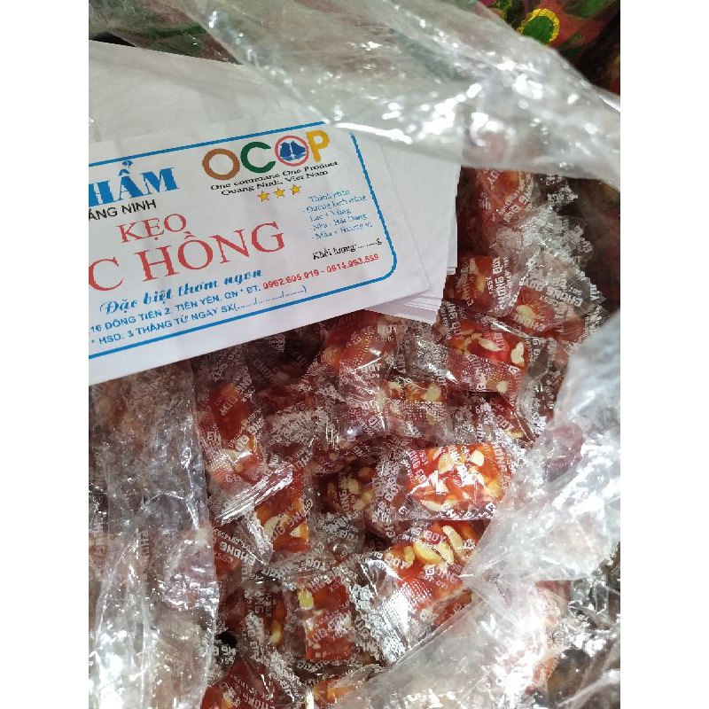 Kẹo lạc hồng Tiên Yên