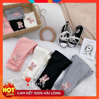 ( Sale)  Quần Legging Quần Len Tăm Cho Bé Gái 7-18kg 4 Màu Cực Yêu DN183