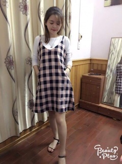 Váy yếm bầu dạ thái