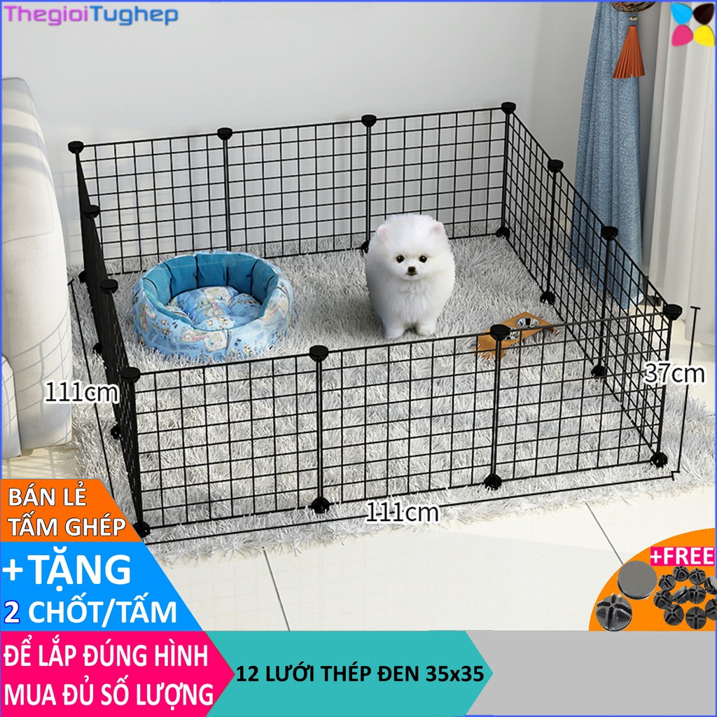 {BÁN CHẠY}Quây chuồng chó, BÁN THEO TẤM, Tặng chốt, Quây chuồng mèo, thỏ, hamster