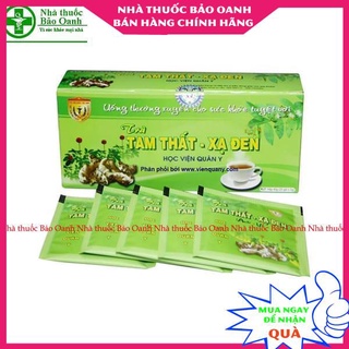 Trà Tam thất xạ đen của Học viện quân y Hộp 20 gói có thêm hoa hòe