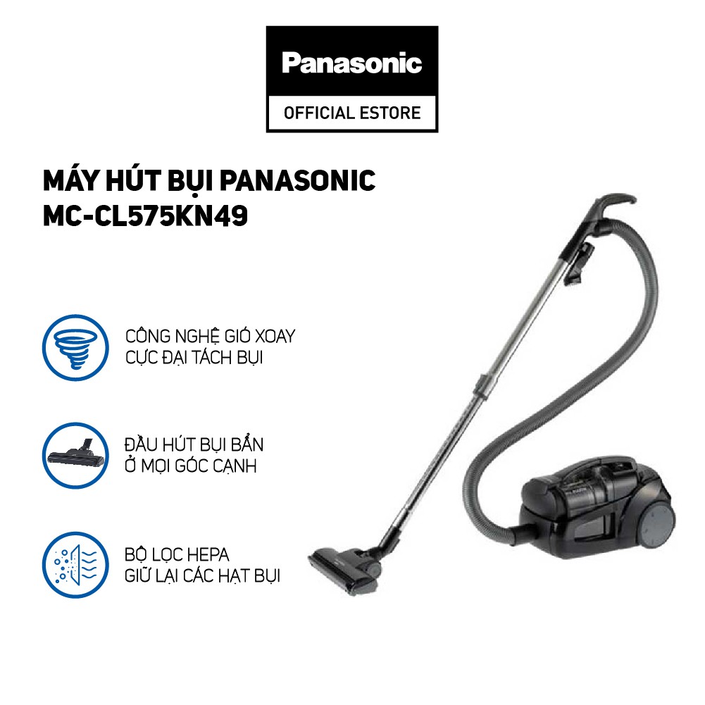 [Mã ELPANA4S giảm 10% đơn 500K]Máy Hút Bụi Panasonic MC-CL575KN49 2000W - Hàng Chính Hãng