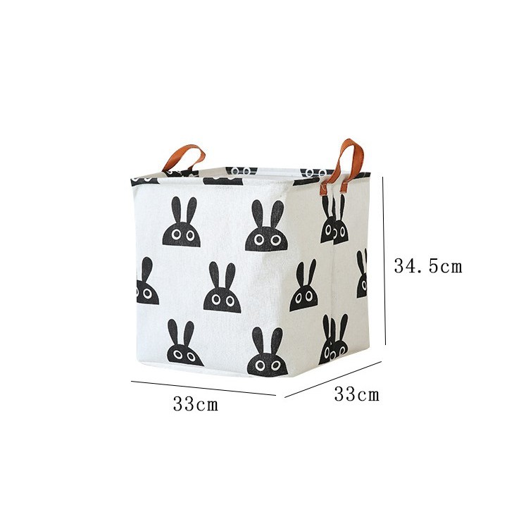 Sọt Vải Vuông Đựng Đồ Đa Năng/ Quần Áo/ Đồ Chơi Gấp Gọn Size Lớn (Vuông)
