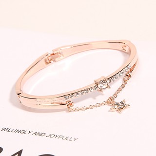 Lắc tay nữ bạc Ý S925 đính đá sang trọng