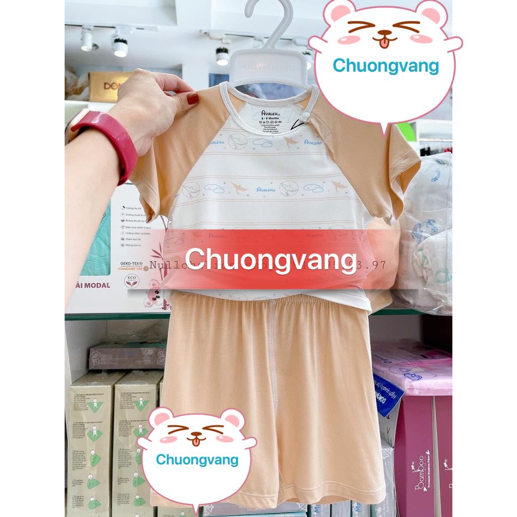 Avaler- Bộ cộc sợi tre bé trai từ 6 tháng đến 4 tuổi