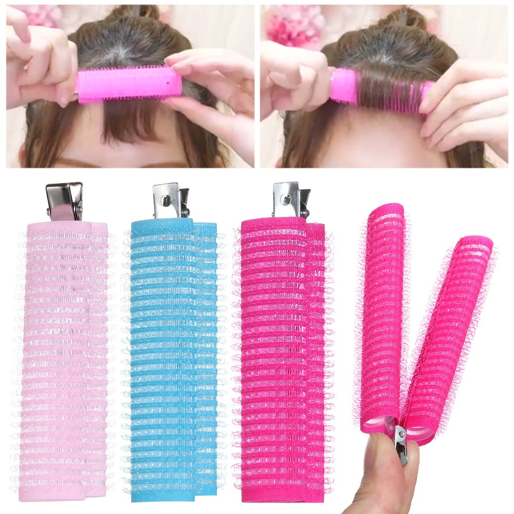 Bộ 1/3 kẹp làm phồng tóc dạng lô cuốn tự nhiên tiện dụng dành cho nữ Mihan1