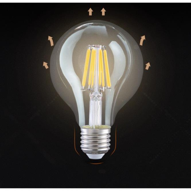 Bộ 10 bóng đèn Led Edison G80 6W đui E27.