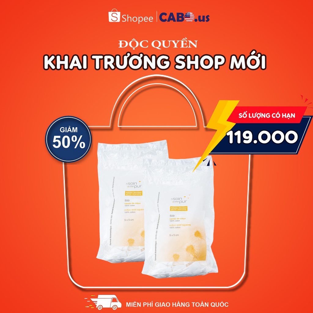 Bông tẩy trang Tetra nội địa Pháp