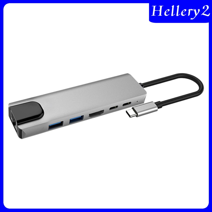 Bộ Chuyển Đổi 6 Trong 1 Usb 3.1 Sang 4k Hdmi Usb 3.0 Pd Rj45 Cho Macbook Pro | BigBuy360 - bigbuy360.vn