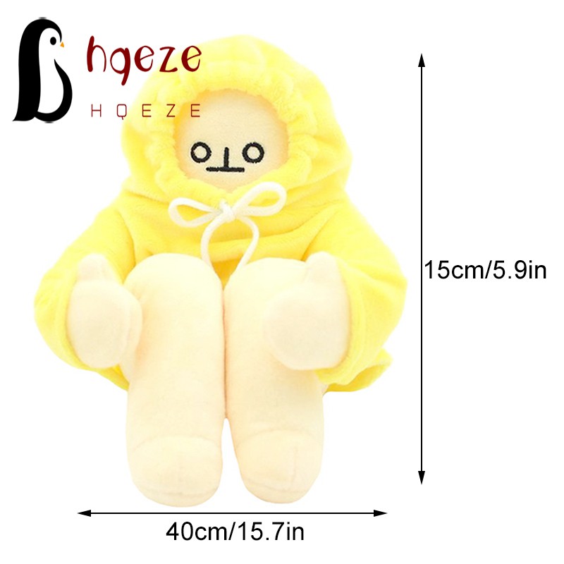 Gấu Nhồi Bông Hình Quả Chuối Ấm Áp Đáng Yêu 40cm