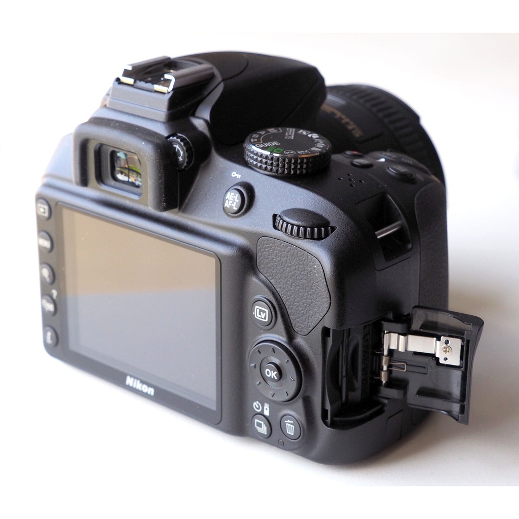 Máy ảnh Nikon D3400 + ống kính 18-55mm AF-P VR  -  24.2MP - Quay FullHD 60fps - Bluetooth - Mới 95%