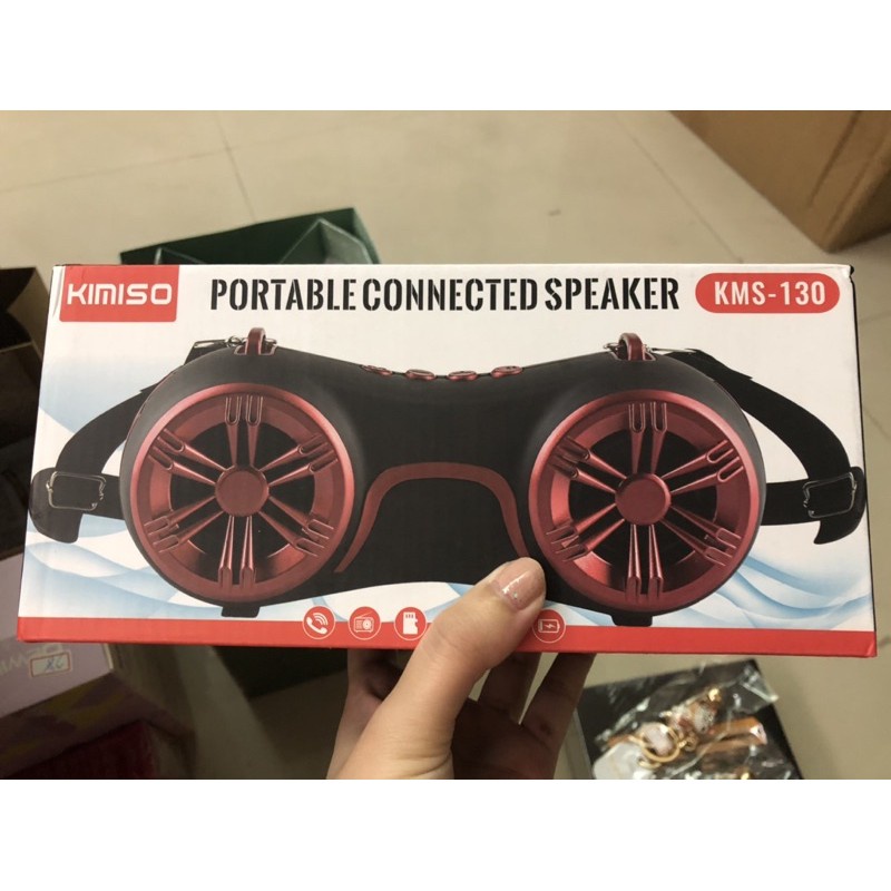 Loa Bluetooth Kimiso 130 Chính Hãng Mẫu Mới Kiểu Dáng Đẹp Chắc Chắn,Âm Thanh Xuất Sắc,Bảo Hành 6 Tháng