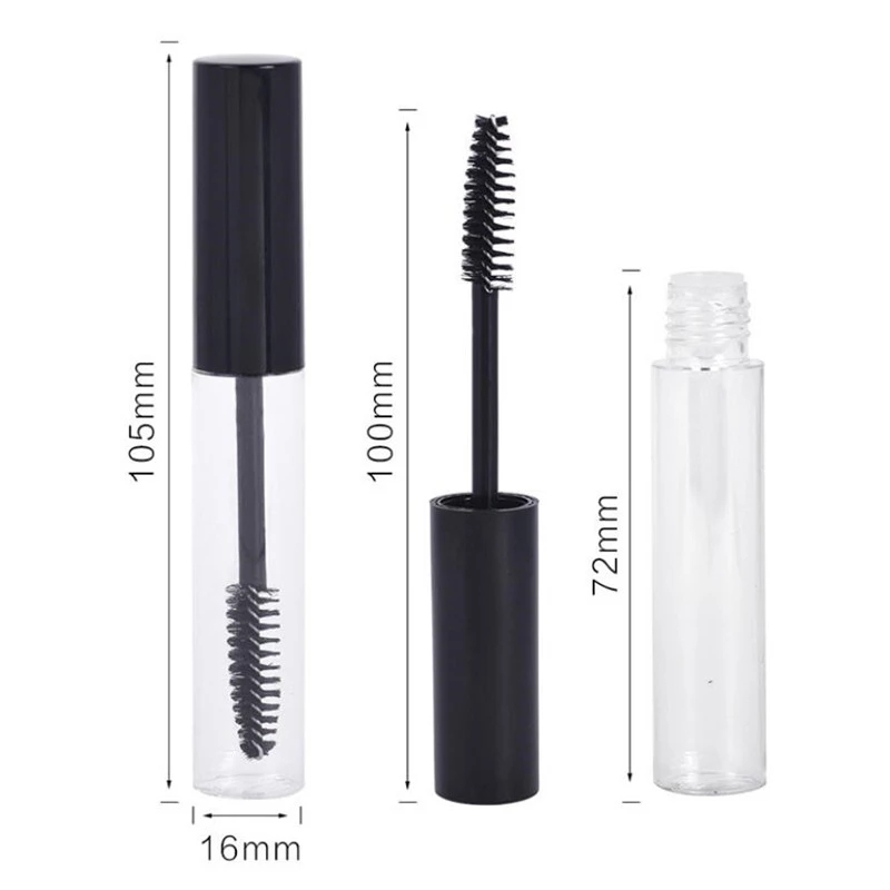 Ống đựng mascara rỗng bằng nhựa trong suốt dung tích 10ml tiện dụng