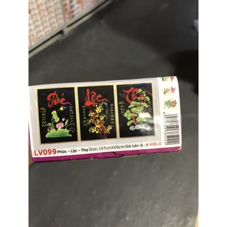 Tranh đính đá phúc lộc thọ LV099