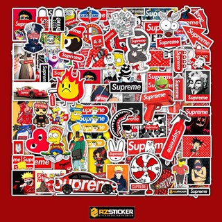 [Hot] Hình Dán Superme | Dán Nón Bảo Hiêm, Điện Thoại, Laptop, Bình Nước...Chất liệu PVC Chống Nước, Chống Bay Màu