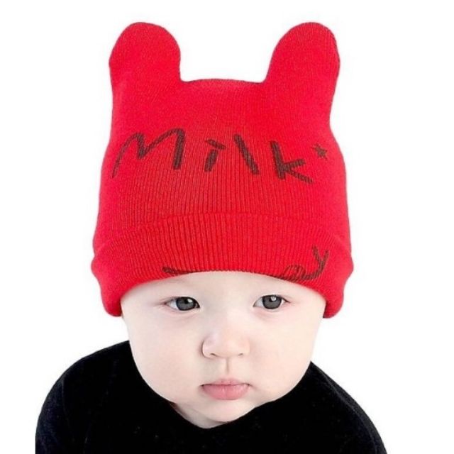 Mũ len tai mèo cho bé 3-15 tháng tuổi loại đẹp