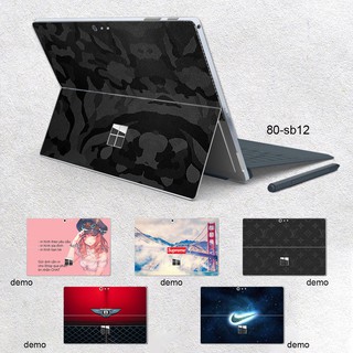 Skin dán hình Shadow Black Camo - 3M1080-SB12 cho Surface 3 2015; Go, Go 2, Go 3; Pro 2 3 4 5 6 7 8 9 X