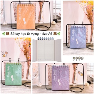 [KLONG] Sổ học từ vựng Word Study A6 - 120 trang; MS: 916 🐻🌸