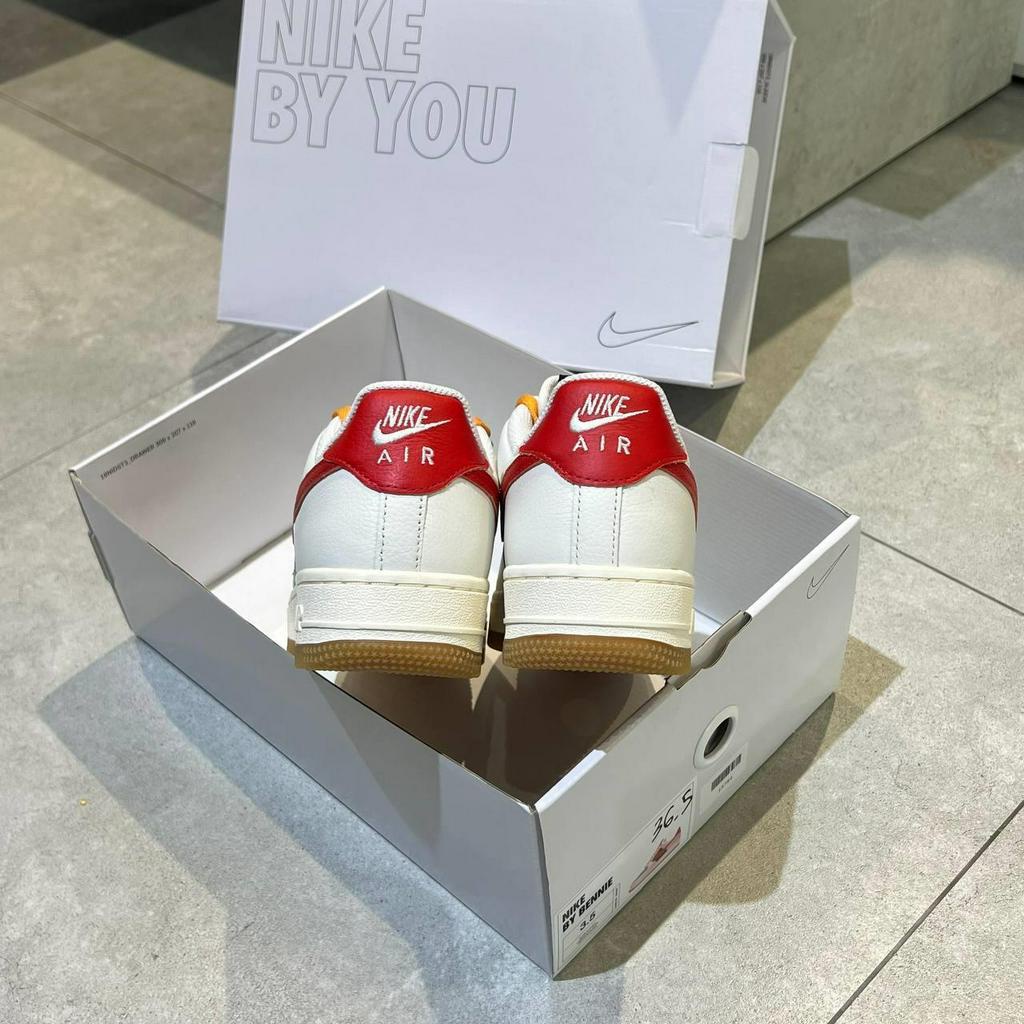 GIÀY NIKE AIR FORCE 1 CUSTOM GUCCI LOW BY YOU WHITE GREEN CUST - 15784