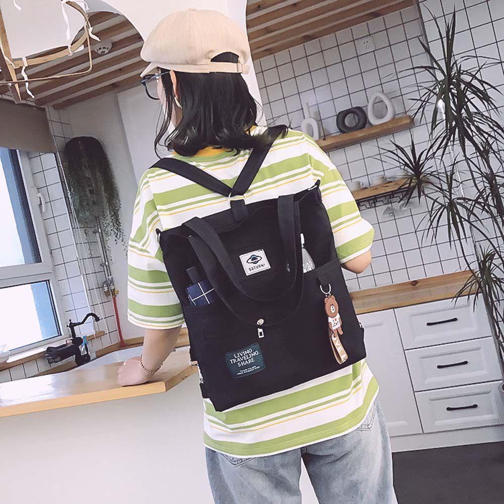 Túi vải Sức Chứa Lớn Thời Trang Theo Phong Cách Hàn Quốc Dành Cho Nữ