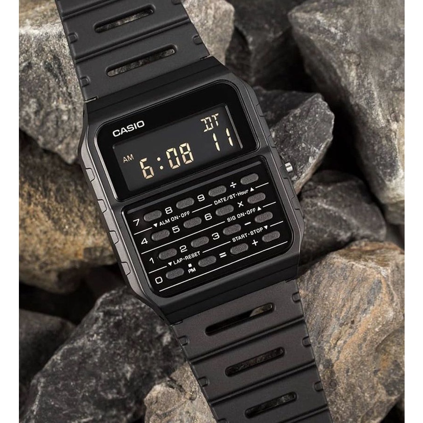 Đồng Hồ Nam Casio Vintage CA-53WF-1BDF Chính Hãng | Casio CA-53WF-1B Classic Dây Nhựa