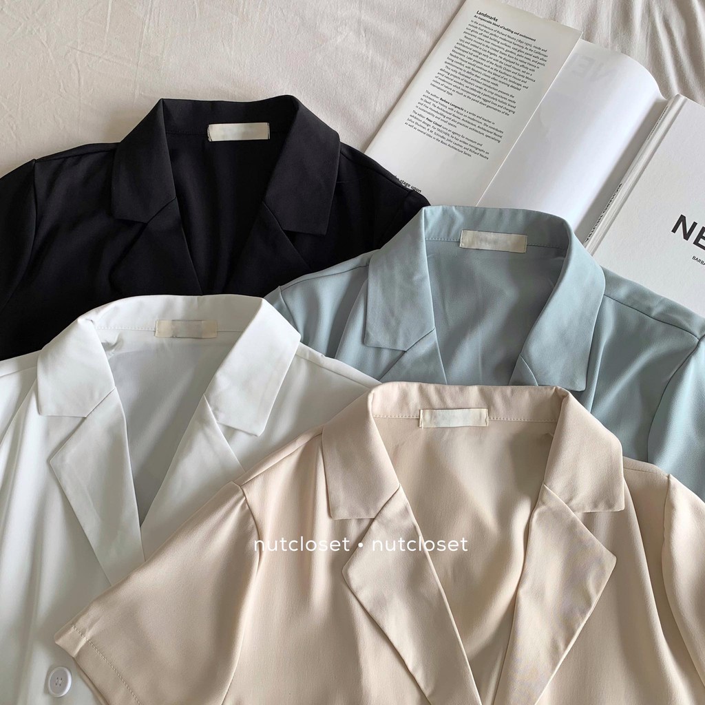 Áo blazer cộc tay 4 cúc _ A0168 | BigBuy360 - bigbuy360.vn
