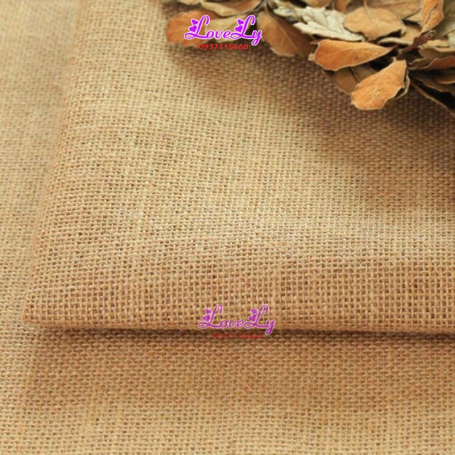 Vải bố - vải đay làm decor trang trí bó hoa size 1mx1m7