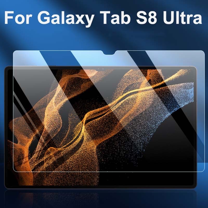 Dán kính cường lực cho Samsung Galaxy Tab S8 Ultra bảo vệ màng hình máy siêu tốt ( Trong suốt)