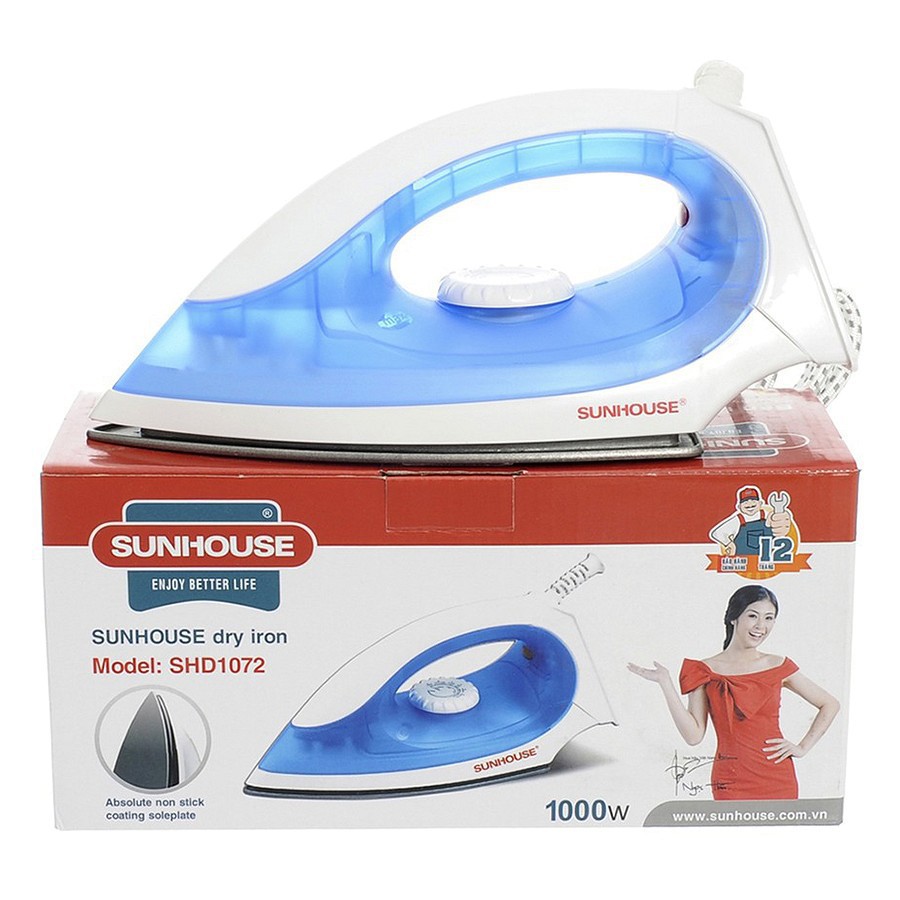 Bàn ủi khô Sunhouse SHD1072 chính hãng