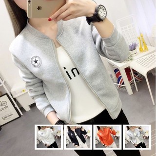 Dụng cụ trang trí chất lượng cao❤Áo khoác bóng chày dáng ngắn thời trang xuân thu dành cho nữ