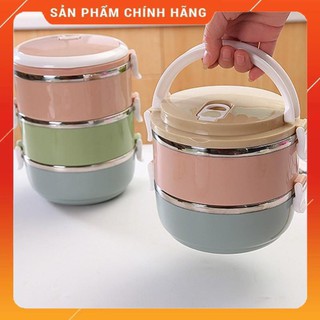 CHÍNH HÃNG - Cặp lồng cơm Lúa mạch,Cà mèn cơm Lúa mạch,Hộp cơm văn phòng giữ nhiệt đủ size,đủ màu