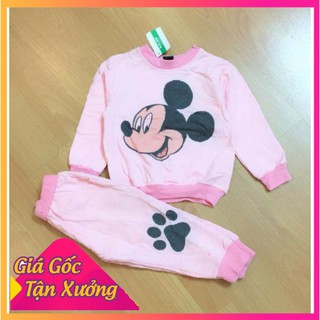 [SALE SỐC] Set Bộ Dài Tay Nỉ Da Cá Bé Trai, Bé Gái Nhiều Mẫu Sành Điệu Cho Bé Từ 7-27kg