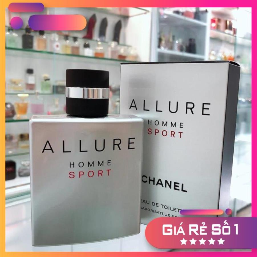4[CHÍNH HÃNG] - [FREESGIP] - Nước Hoa Nam Nữ Thơm Lâu Allure Homme Sport 100ml | Thế Giới Skin Care