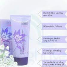 [TOP SẢN PHẨM] Kem chống nắng cellio tím Collagen Whitening Sun Cream SPF50+, PA+++ ngăn tia cực tím và lão hóa da