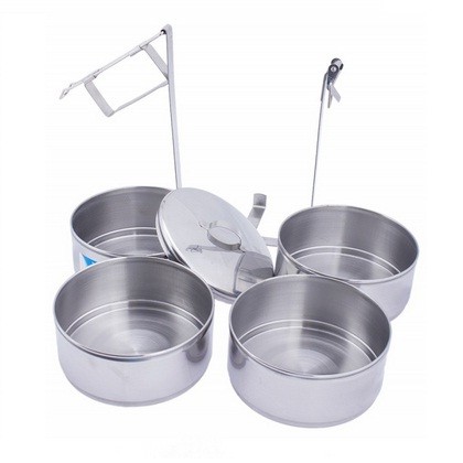 Cà Mên Tiến Thành Inox 4 ngăn Đường Kính 14cm