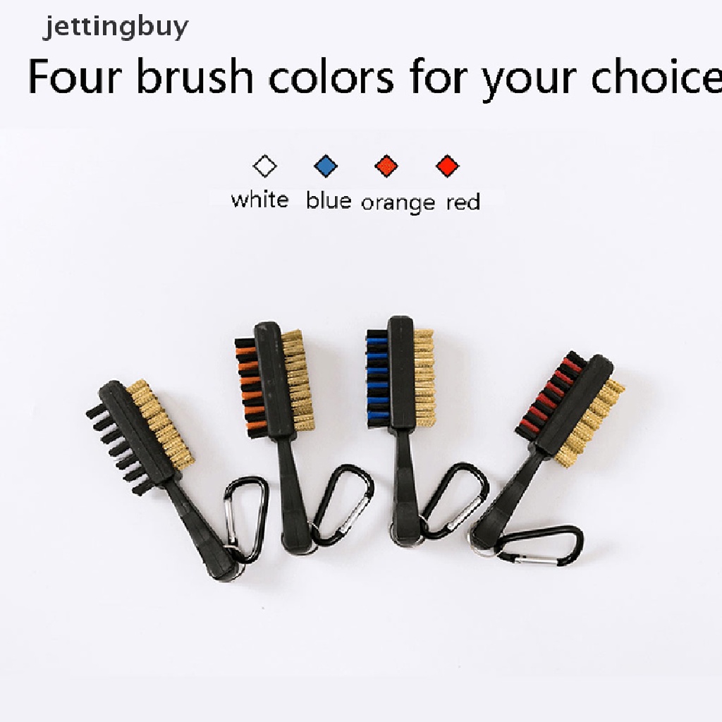 Bàn chải JETTING 2 mặt bằng nylon làm sạch gậy đánh golf